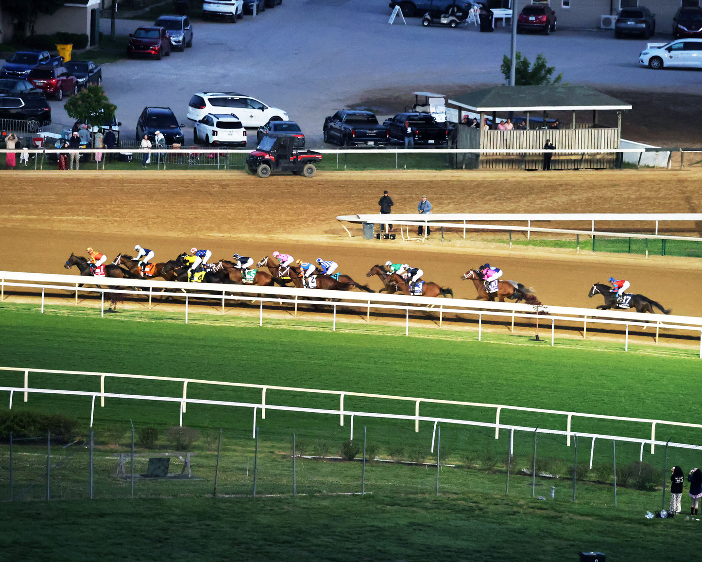 ALWAYS A RUNNER - 050126 - Race 13 - CD The Longines Kentucky Oaks G1 - 152nd Running - Aerial First Turn 03 - Coady Media - Kurtis Coady Photography