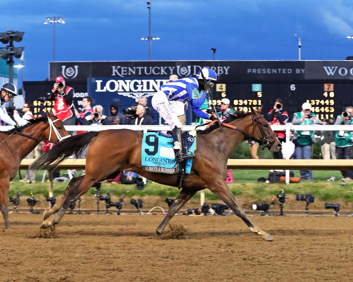 ALWAYS A RUNNER - 050126 - Race 13 - CD The Longines Kentucky Oaks G1 - 152nd Running - Finish 08 - Coady Media - Kurtis Coady Photography