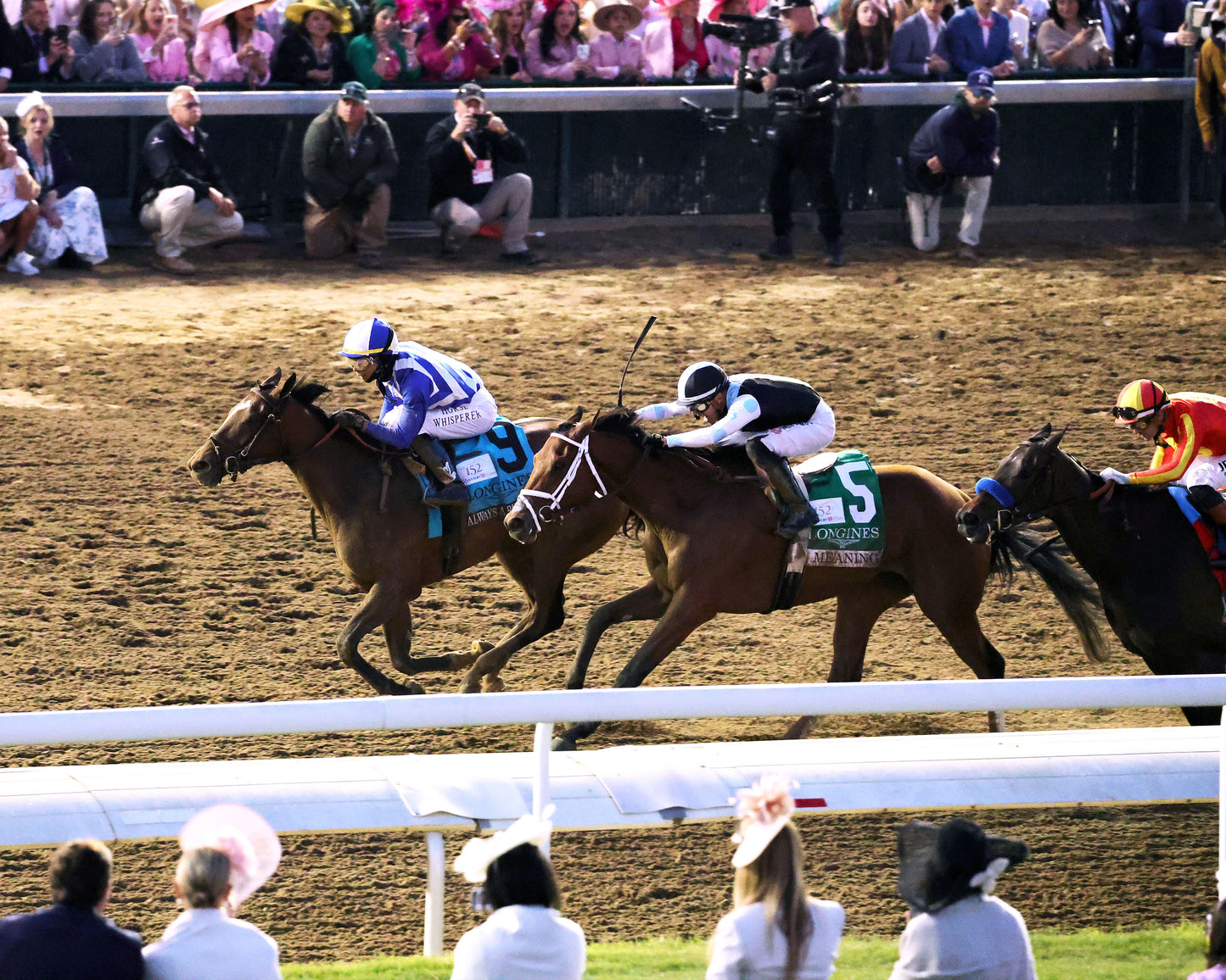 ALWAYS A RUNNER - 050126 - Race 13 - CD The Longines Kentucky Oaks G1 - 152nd Running - Inside Finish 03 - Coady Media - Kurtis Coady Photography