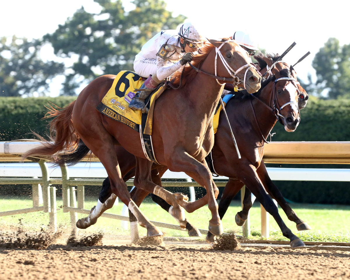 AMERICAN HISTORY - The Claiborne Breeders' Futurity G1 - 10-03-26 - R09 - KEE - Finish 02