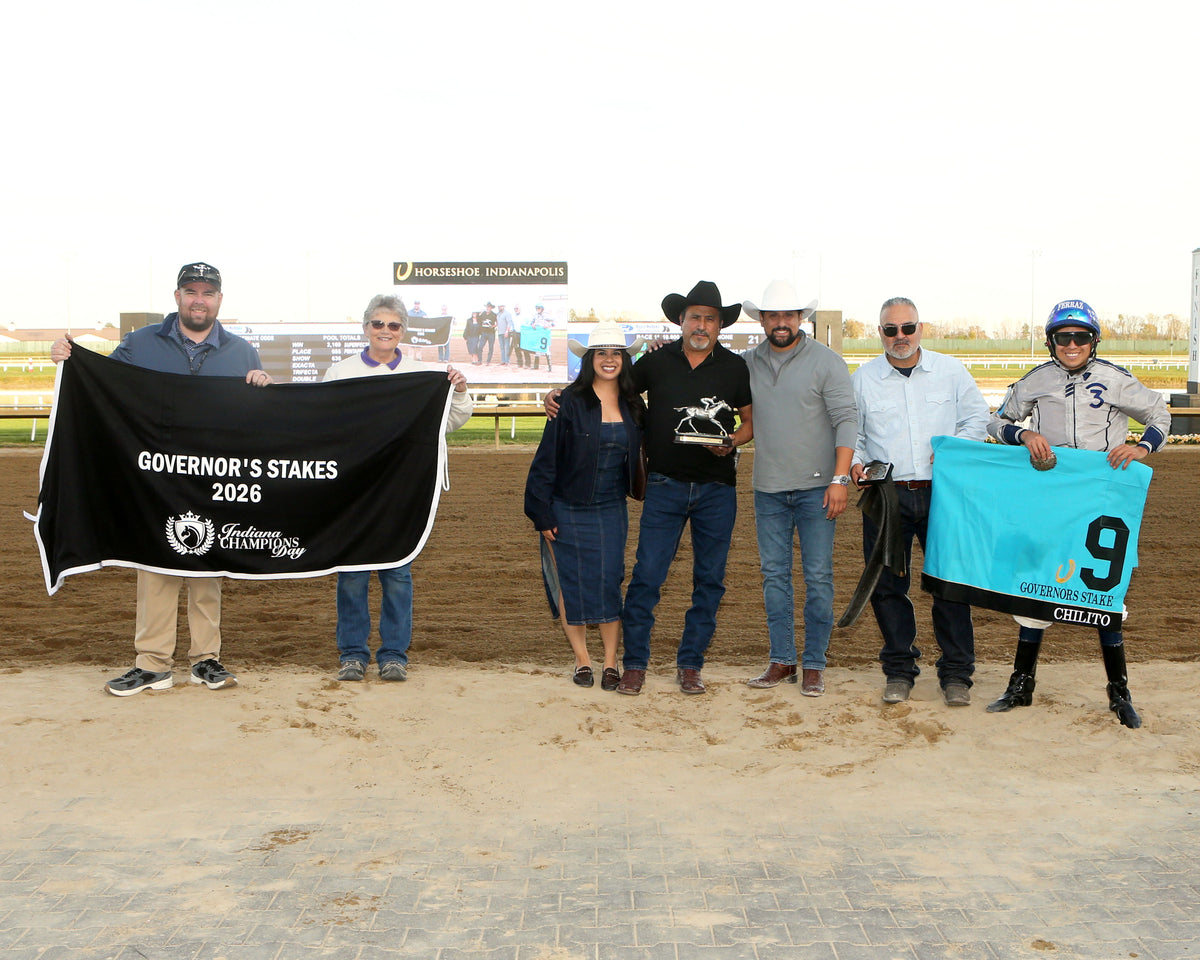 CHILITO - Governors Stake Final - 30th Running - 10-24-26 - R11 - Horseshoe Indiana - Presentation 01 - Sammantha Pagels - Coady Media - Kurtis Coady Photography