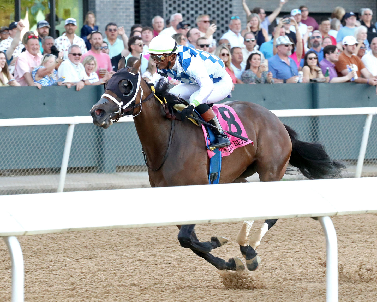 CLARET BERET - Apple Blossom Handicap G1 - 04-11-26 - R10 - OP - Inside Finish 02 - Coady Media - Kurtis Coady Photography