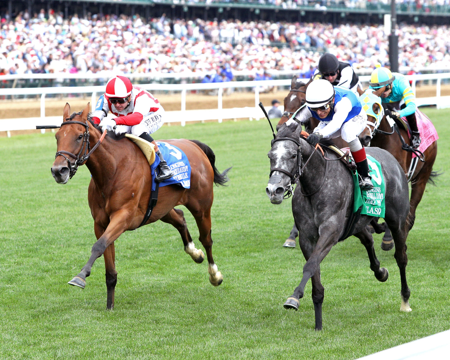 CLASSIC Q - The Longines Churchill Distaff Turf Mile G2 - 05-02-26 - R07 - Churchill Downs - Inside Finish 01 - Coady Media - Kurtis Coady Photography