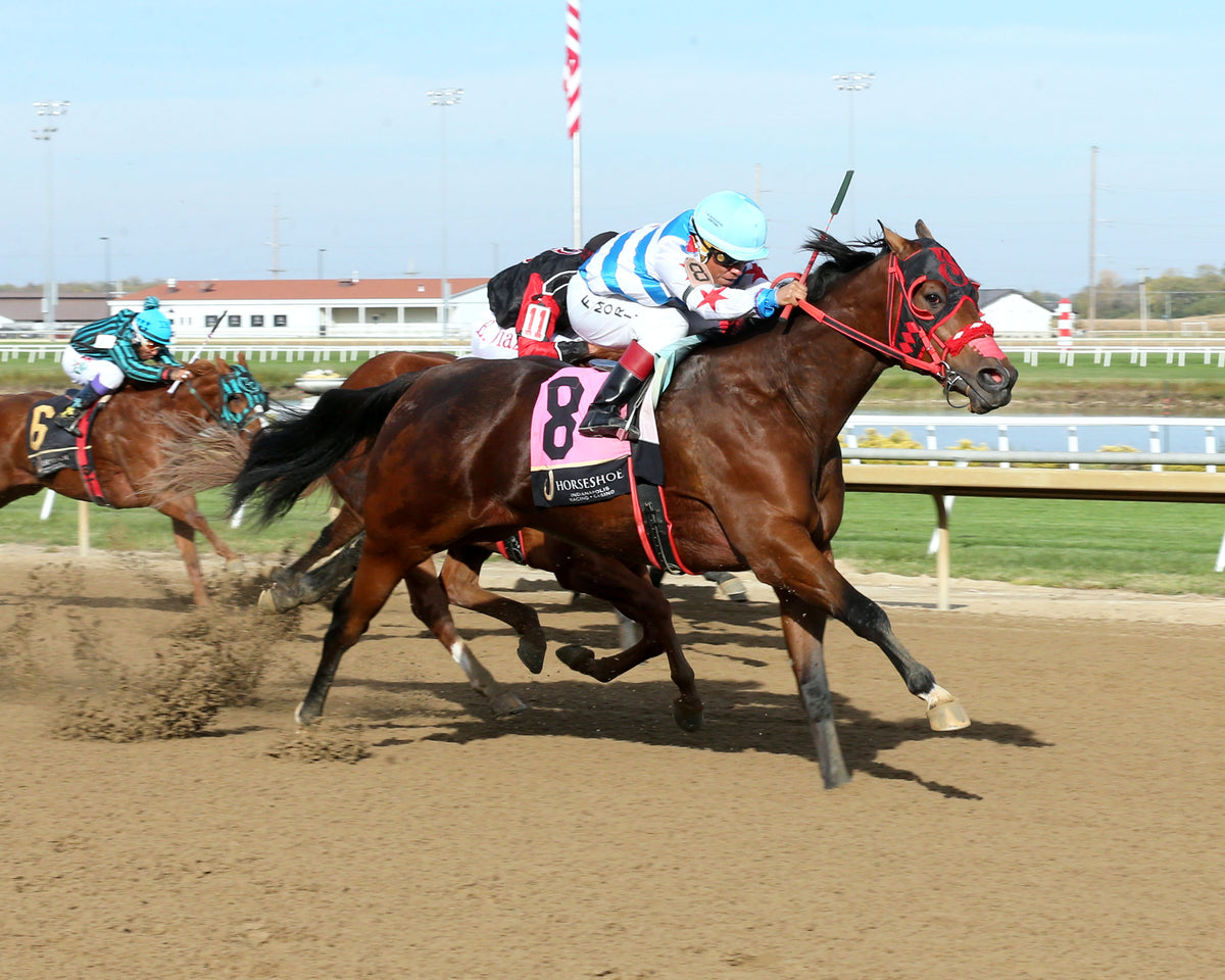 FLYING BEACH - Miss Roxie Little Juvenile Stakes - 10-24-26 - R09 - Horseshoe Indiana - Finish 01 - Sammantha Pagels - Coady Media - Kurtis Coady Photography