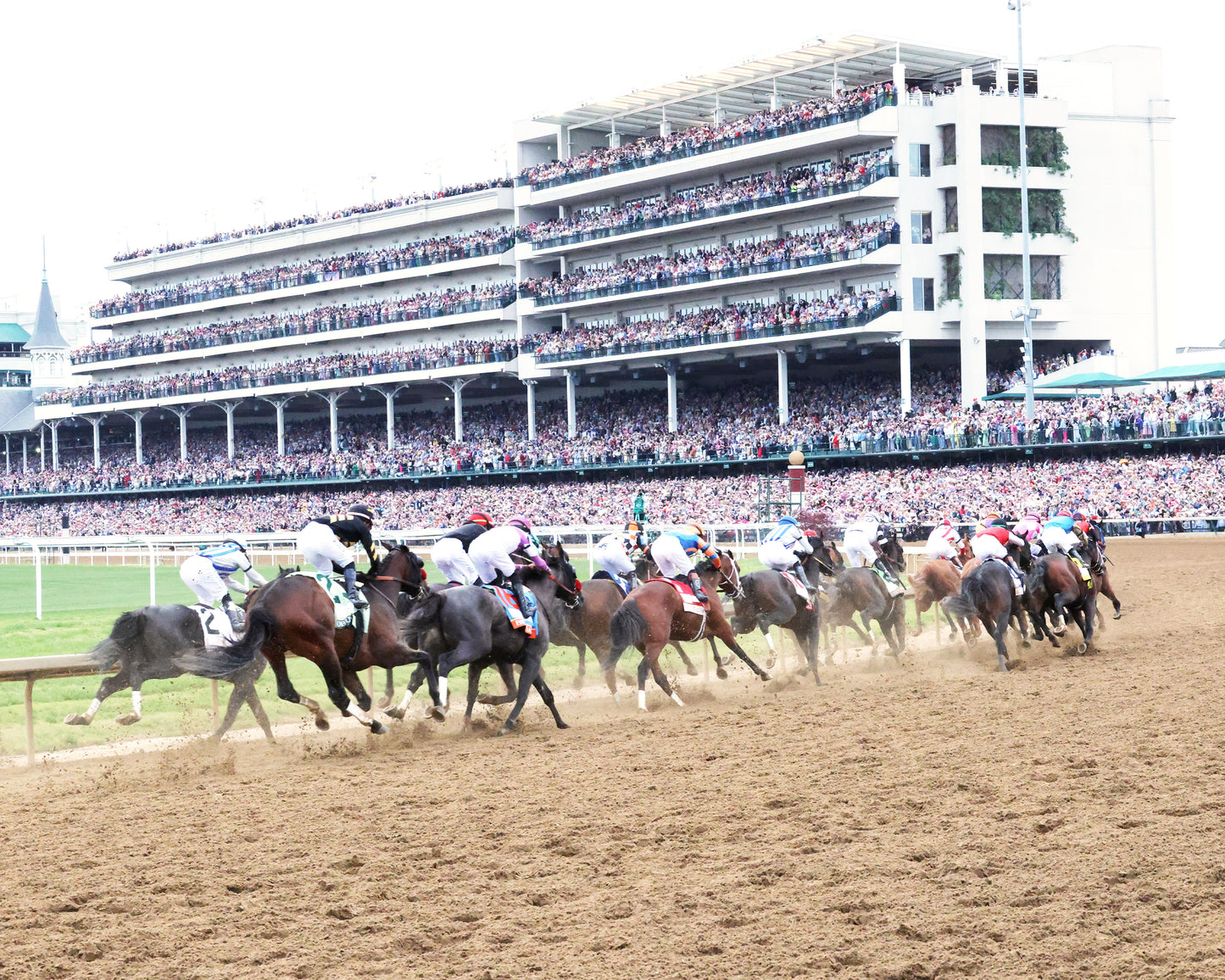GOLDEN TEMPO - 050226 - Race 12 - CD The Kentucky Derby G1 - 152nd Running - Final Turn 05 - Coady Media - Kurtis Coady Photography