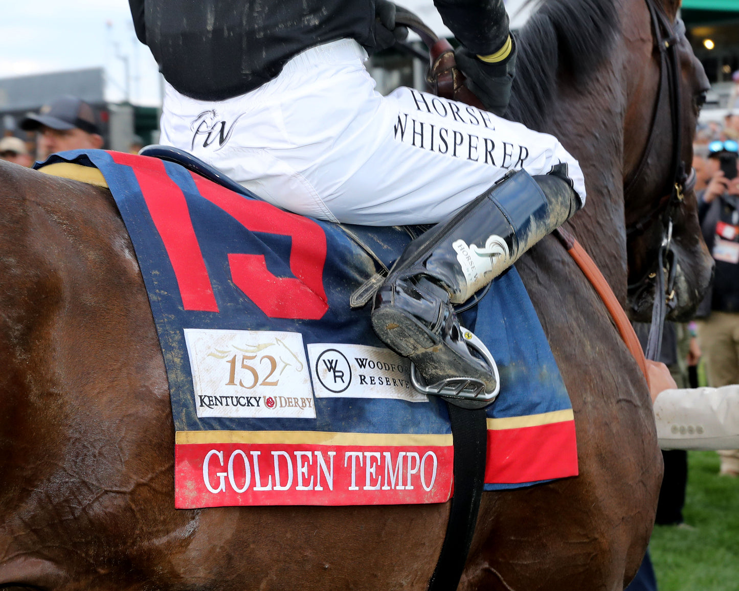 GOLDEN TEMPO - 050226 - Race 12 - CD The Kentucky Derby G1 - 152nd Running - Saddle Towel 03 - Coady Media - Kurtis Coady Photography