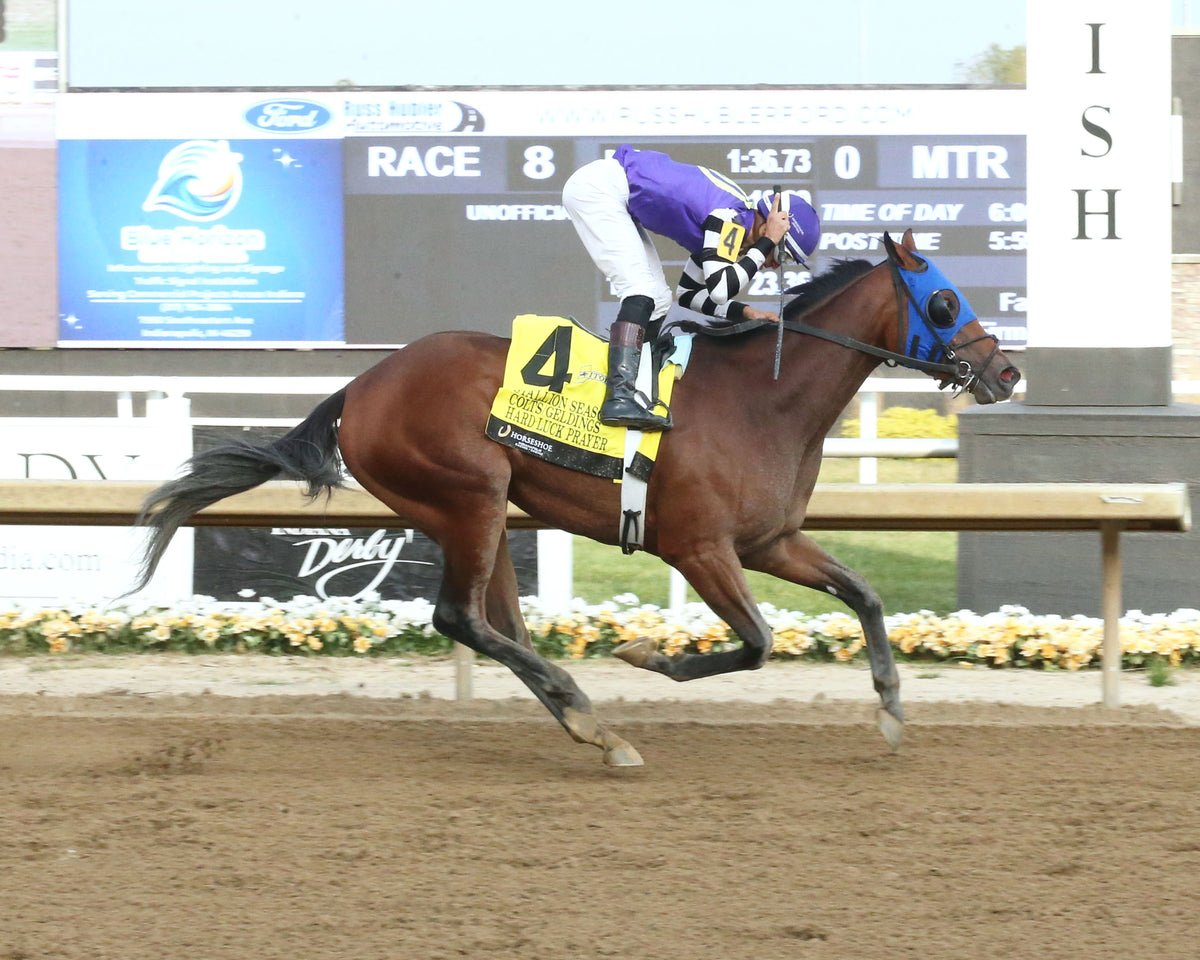 HARD LUCK PRAYER - ITOBA Stallion Season - 13th Running - 09-30-26 - R08 - Horseshoe Indiana - Finish 01 - Sammantha Pagels
