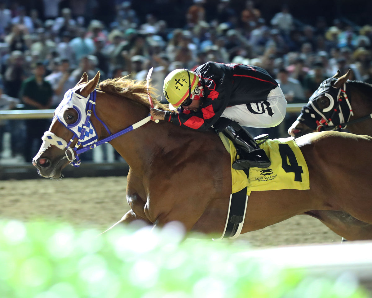 JT MIDLIFE CRISIS - Dash for Cash Futurity (Grade II) - 10-10-26 - R12 - Lone Star Park - Inside Finish (Copy)