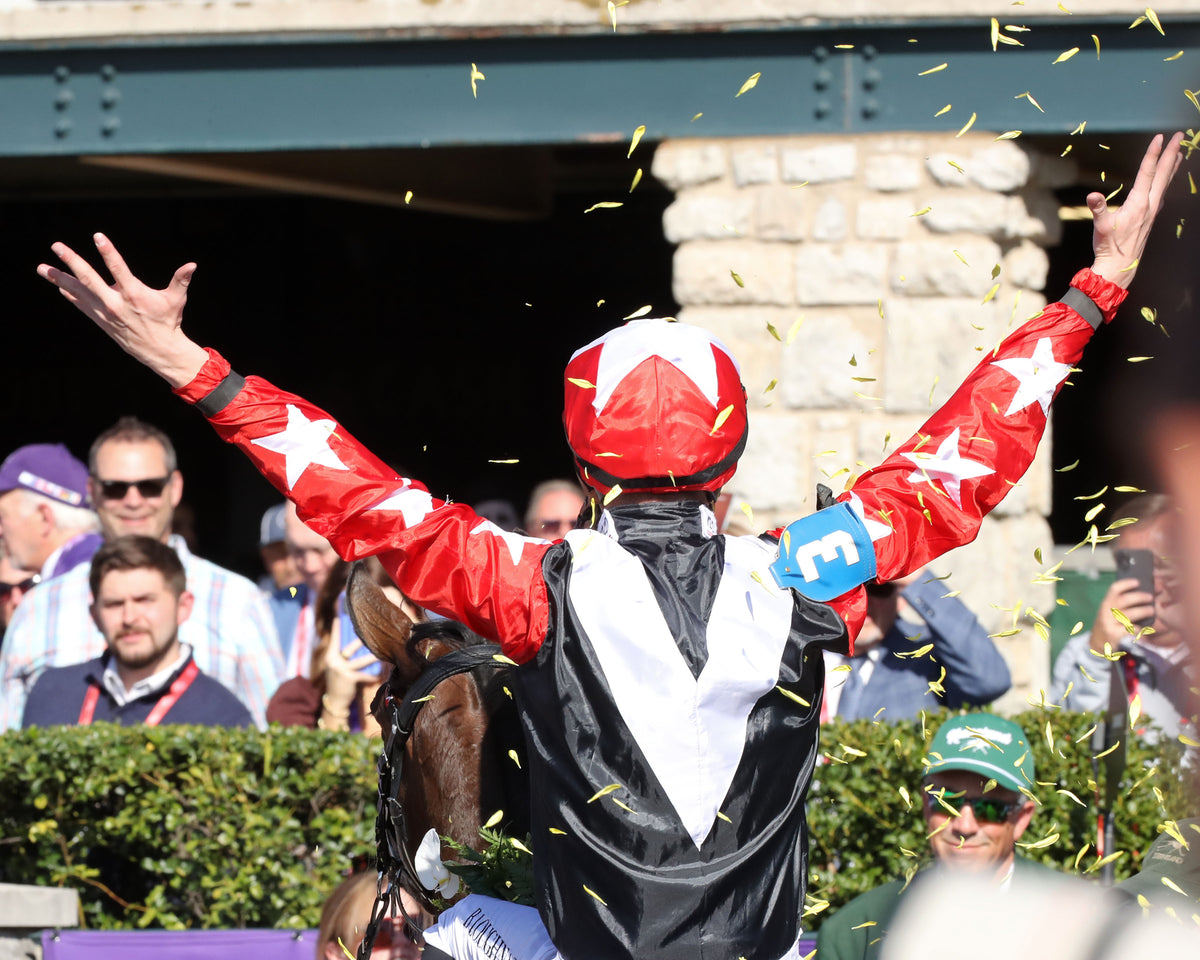 LIBERTANGO - Breeders' Cup Juvenile Turf Sprint G1 - 10-30-26 - R06 - Keeneland Race Course - Celebration 07 - Renee Torbit - Coady Media - Kurtis Coady Photography