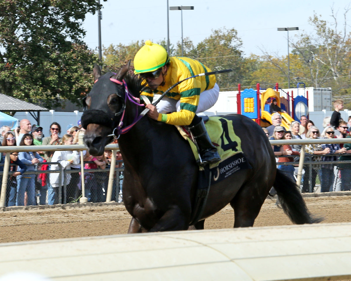 PRAYER FOR MUSIC - Indiana Stallion - 29th Running - 10-24-26 - R04 - Horseshoe Indiana - Inside Finish 01 - Devin Hall