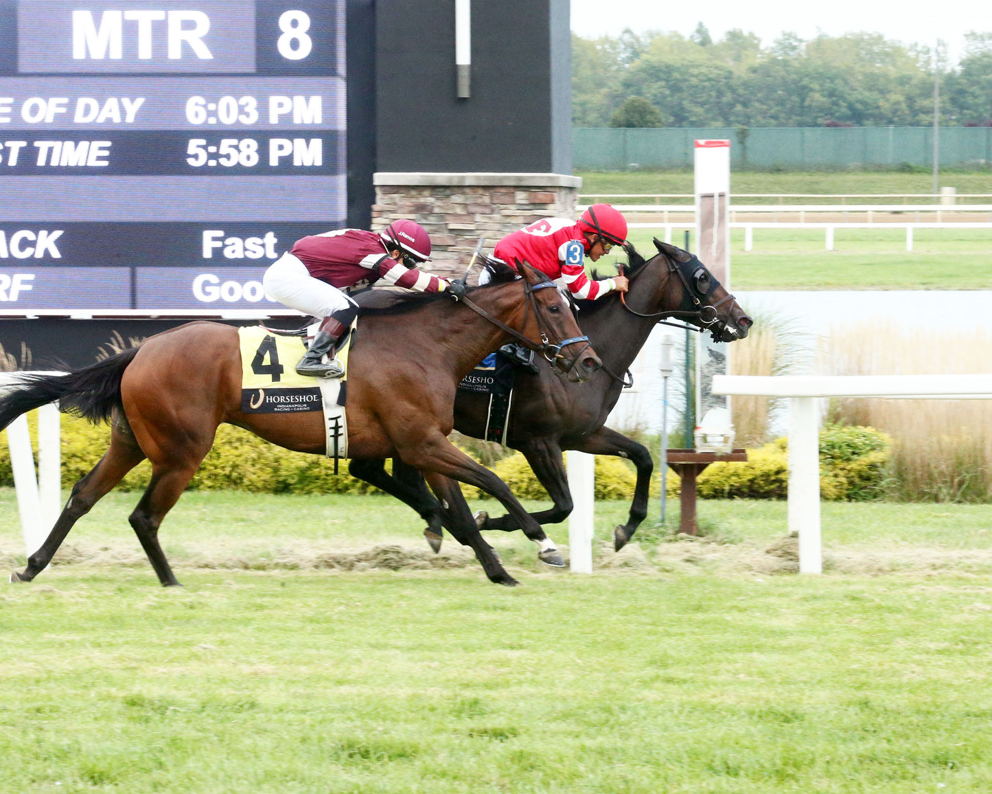 ROYAL JUSTICE - The Peony - 23rd Running - 08-26-26 - R08 - Horseshoe Indiana - Finish 01 - Sammantha Pagels