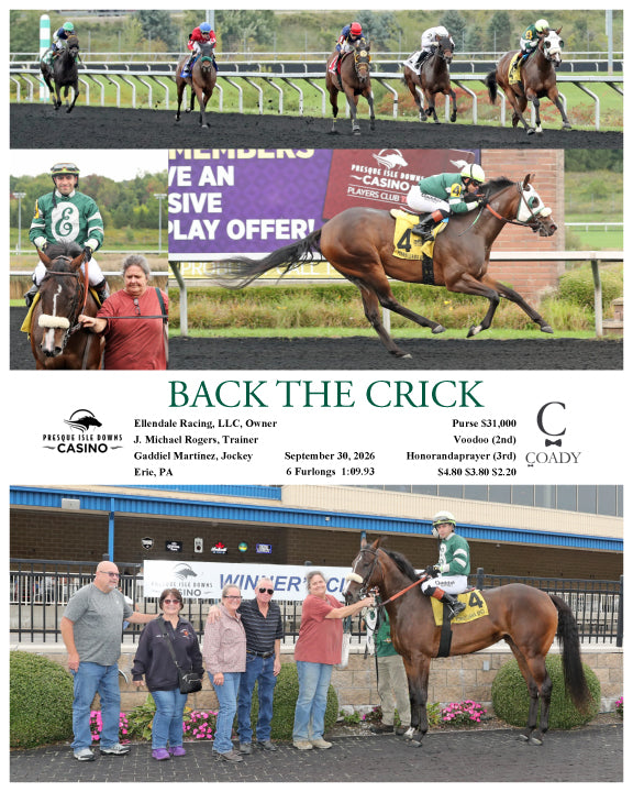 BACK THE CRICK - 09-30-26 - R01 - PID