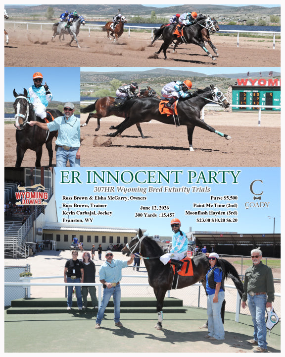 ER INNOCENT PARTY - 307HR Wyoming Bred Futurity Trials - 06-12-26 - R01 - WYO