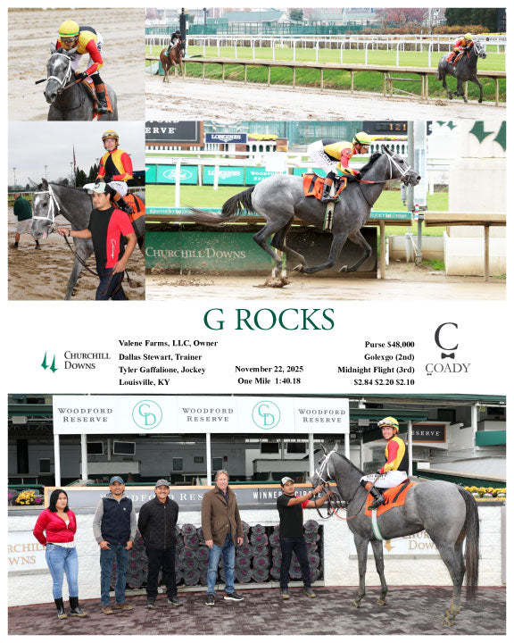 G ROCKS - 112225 - Race 01 - CD