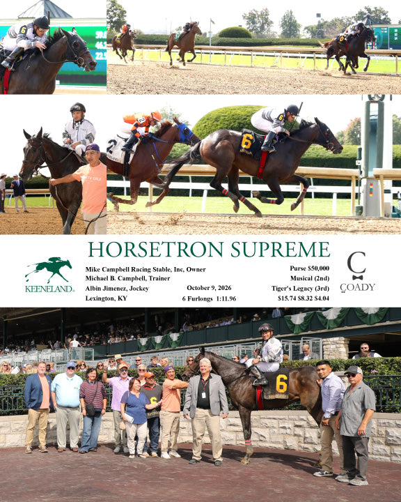 HORSETRON SUPREME - 100926 - Race 01 - KEE