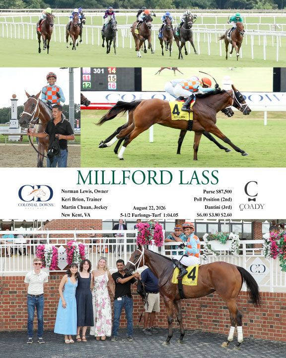 MILLFORD LASS - 08-22-26 - R01 - CNL