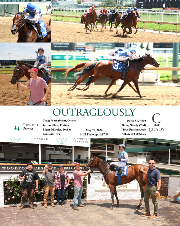 OUTRAGEOUSLY - 052926 - Race 01 - CD