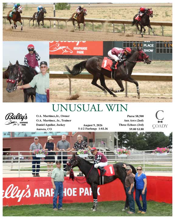 UNUSUAL WIN - 08-09-26 - R01 - ARP
