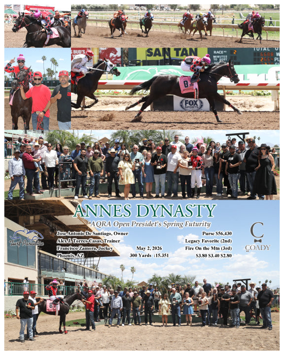 ANNES DYNASTY - AQRA Open Presidet's Spring Futurity - 05-02-26 - R02 - TUP - Coady Media - Kurtis Coady Photography