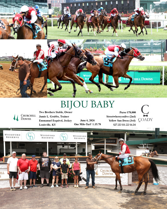 BIJOU BABY - 060626 - Race 02 - CD