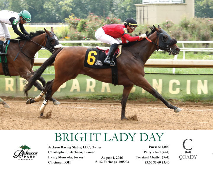 BRIGHT LADY DAY - 08-01-26 - R02 - BTP - Action