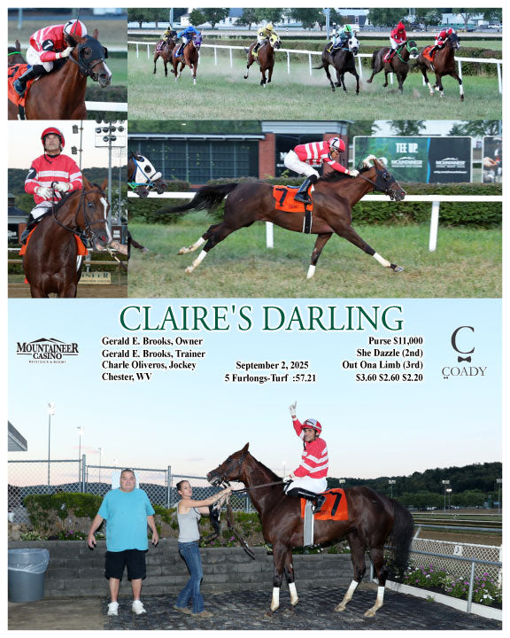 CLAIRE'S DARLING - 09-02-25 - R02 - MNR - Coady Media - Kurtis Coady Photography