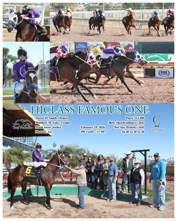 HICLASS FAMOUS ONE - 02-19-26 - R02 - TUP - Coady Media - Kurtis Coady Photography