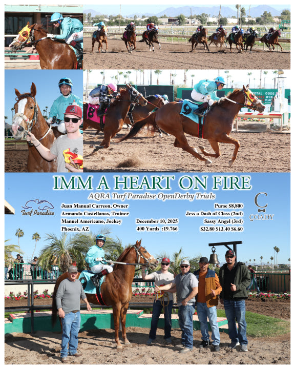 IMM A HEART ON FIRE - AQRA Turf Paradise OpenDerby Trials - 12-10-25 - R02 - TUP