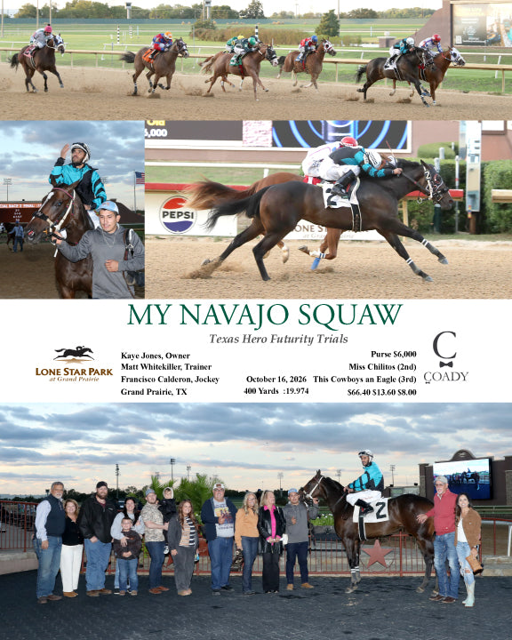 MY NAVAJO SQUAW - Texas Hero Futurity Trials - 10-16-26 - R02 - LS