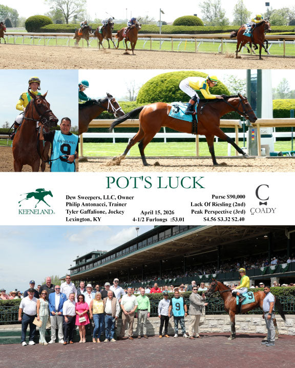 POT'S LUCK - 041526 - Race 02 - KEE - Coady Media - Kurtis Coady Photography