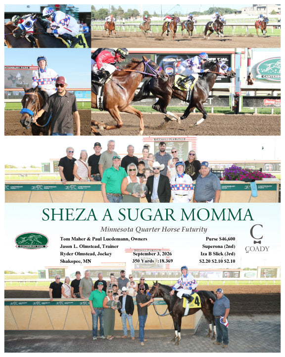 SHEZA A SUGAR MOMMA - Minnesota Quarter Horse Futurity - 09-03-26 - R02 - CBY