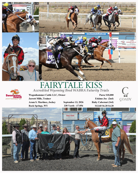 FAIRYTALE KISS - Accredited Wyoming Bred WABRA Futurity Trials - 09-13-26 - R02 - SWF