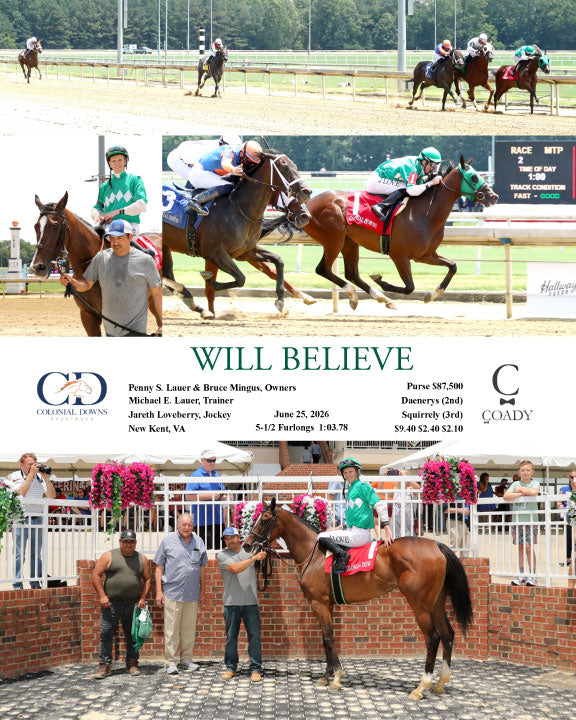 WILL BELIEVE - 06-25-26 - R02 - CNL