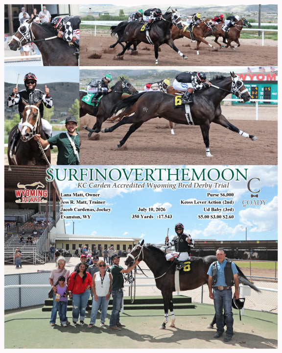 SURFINOVERTHEMOON - KC Carden Accredited Wyoming Bred Derby Trial - 07-10-26 - R02 - WYO