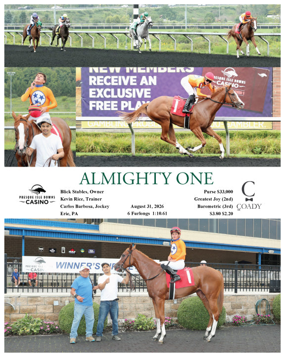 ALMIGHTY ONE - 08-31-26 - R03 - PID