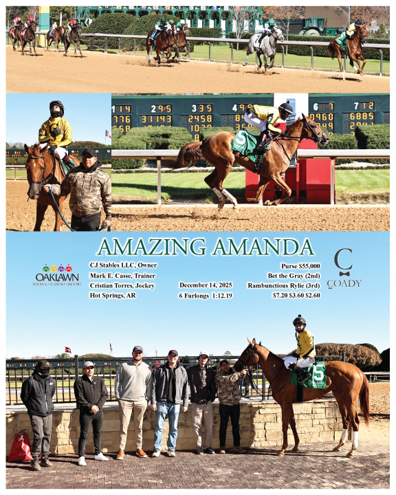 AMAZING AMANDA - 121425 - Race 03 - OP
