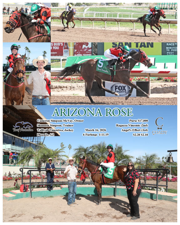 ARIZONA ROSE - 03-16-26 - R03 - TUP - Coady Media - Kurtis Coady Photography