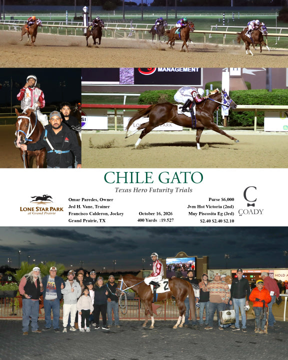 CHILE GATO - Texas Hero Futurity Trials - 10-16-26 - R03 - LS