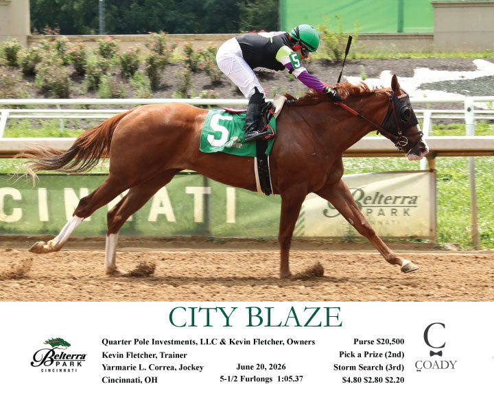 CITY BLAZE - 062026 - Race 03 - BTP