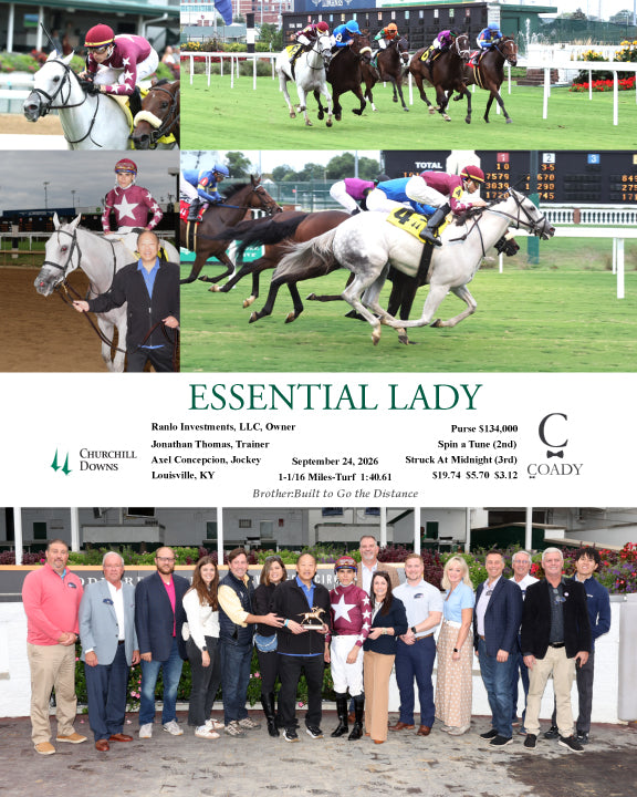 ESSENTIAL LADY - 092426 - Race 03 - CD - Group