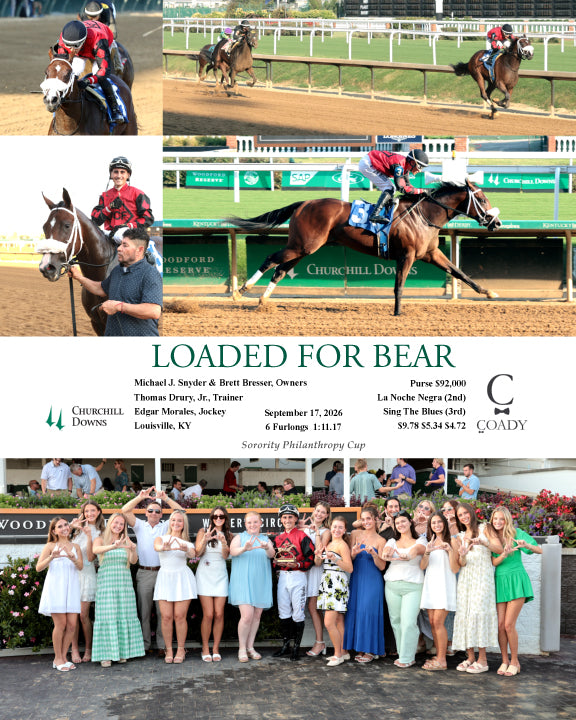 LOADED FOR BEAR - 091726 - Race 03 - CD - Group