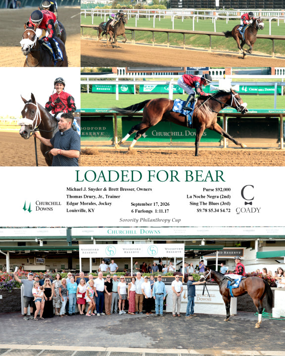 LOADED FOR BEAR - 091726 - Race 03 - CD