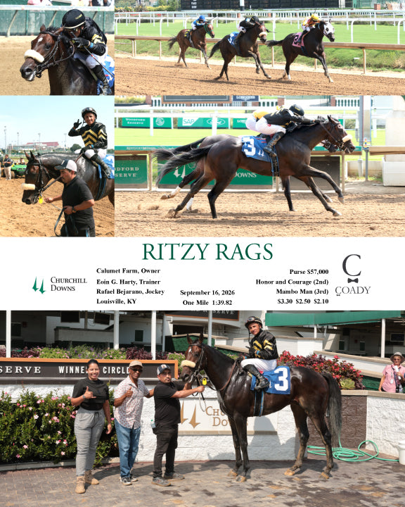 RITZY RAGS - 091626 - Race 03 - CD