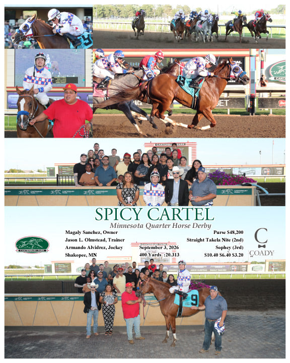 SPICY CARTEL - Minnesota Quarter Horse Derby - 09-03-26 - R03 - CBY