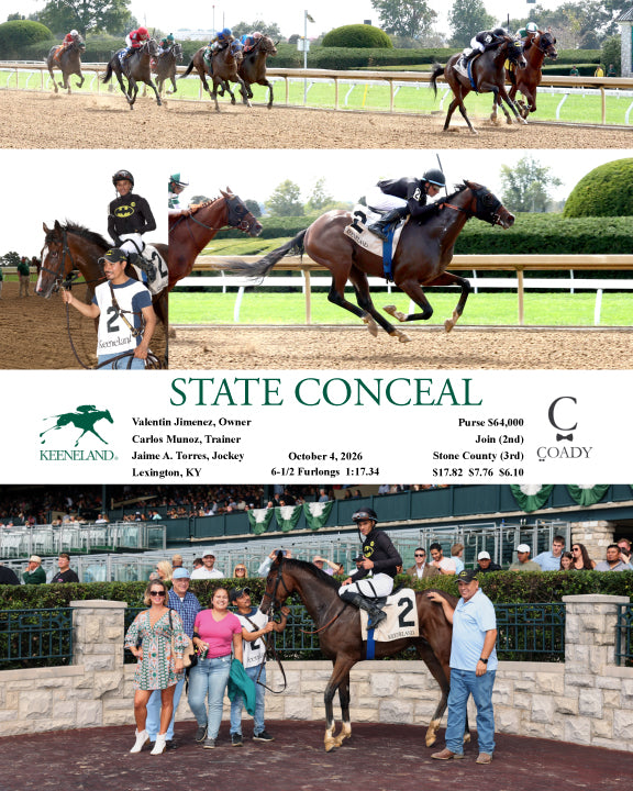 STATE CONCEAL - 100426 - Race 03 - KEE