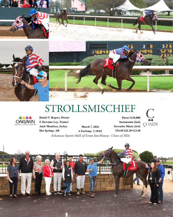 STROLLSMISCHIEF - 030726 - Race 03 - OP - Arkansas Sports Hall of Fame Jim Haney - Class of 2026 - Coady Media - Kurtis Coady Photography