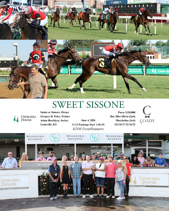 SWEET SISSONE - 060426 - Race 03 - CD - Group
