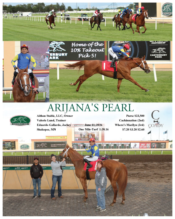 Race 04 ARIJANA'S PEARL 061126 Canterbury Park