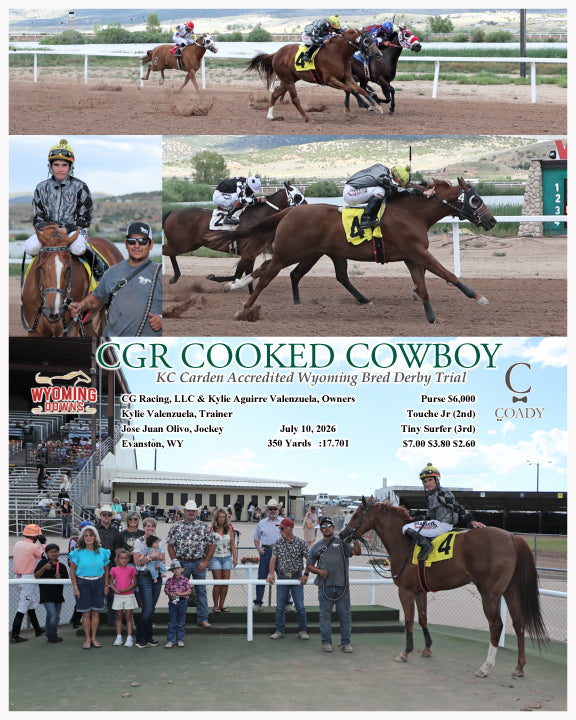 CGR COOKED COWBOY - KC Carden Accredited Wyoming Bred Derby Trial - 07-10-26 - R04 - WYO