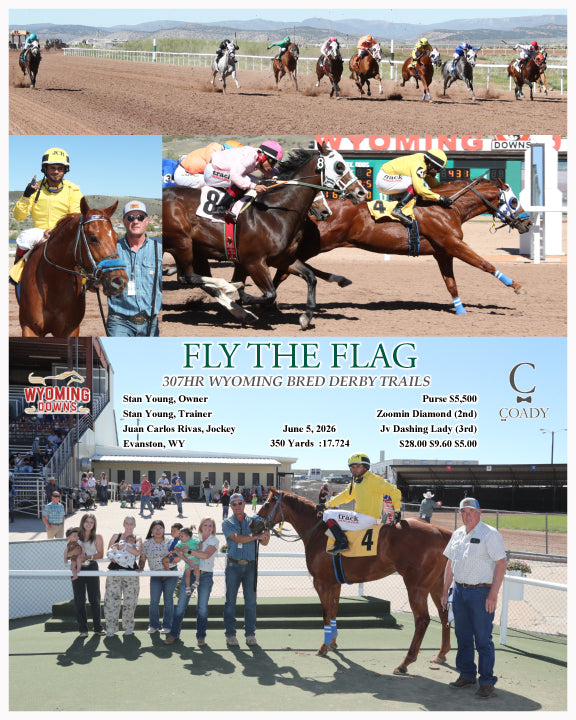 FLY THE FLAG - 307HR WYOMING BRED DERBY TRAILS - 06-05-26 - R04 - WYO